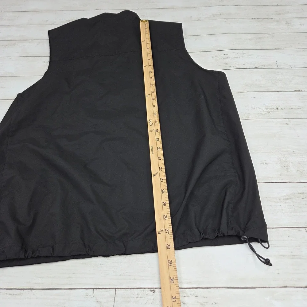 Antigua Dallas Stars NHL Vest Mens Medium Black Full‎ Zip Pockets Sportswear